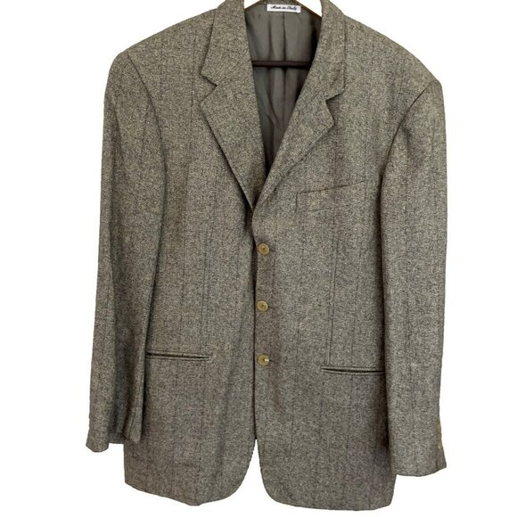 Vintage Pal Zileri Men's Sport Coat Blazer US 42R (EU 52R) Silk Cashmere Italy - Picture 1 of 16